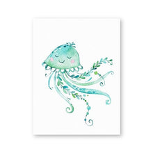 Load image into Gallery viewer, Nursery Ocean Prints Mermaids