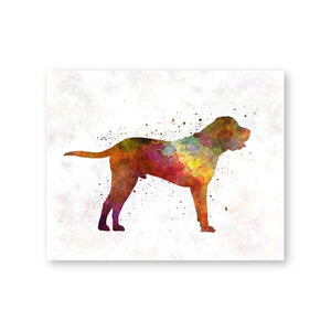 Watercolor American Water Spaniel Pet Dog Poster