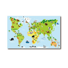 Load image into Gallery viewer, Funny Cartoon World Map
