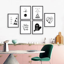 Load image into Gallery viewer, Kitchen Typography Cake