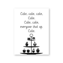 Load image into Gallery viewer, Kitchen Typography Cake