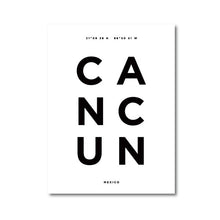 Load image into Gallery viewer, Mexico Cancun City Street Road Map