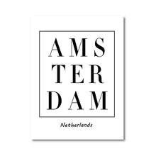 Load image into Gallery viewer, Amsterdam Map Poster