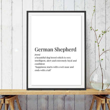 Load image into Gallery viewer, German Shepherd Definition