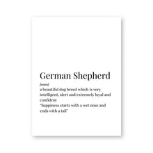 Load image into Gallery viewer, German Shepherd Definition