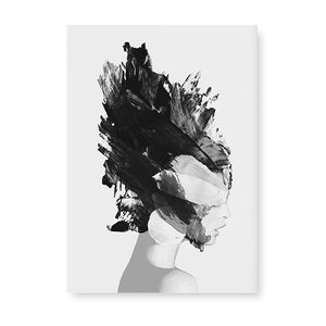 Freyja Woman Abstract Collage