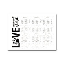 Load image into Gallery viewer, 2019 Pet Lover Calendar Wall Art