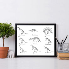 Load image into Gallery viewer, Dinosaur Chart Poster