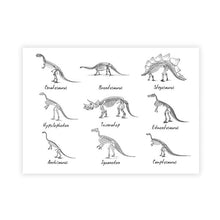 Load image into Gallery viewer, Dinosaur Chart Poster