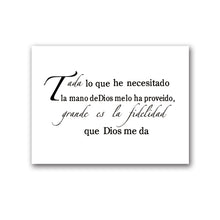 Load image into Gallery viewer, Spanish Christian Quotes