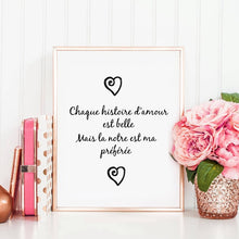 Load image into Gallery viewer, French Version Chaque Histoire d'amour