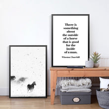 Load image into Gallery viewer, Black and White Horse