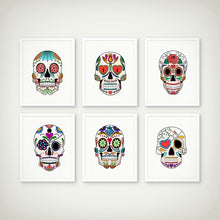 Load image into Gallery viewer, Colorful Sugar Skulls