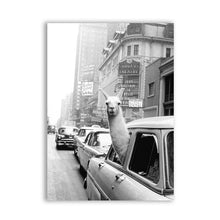 Load image into Gallery viewer, Llama in a taxi