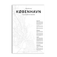 Load image into Gallery viewer, Copenhagen City Map