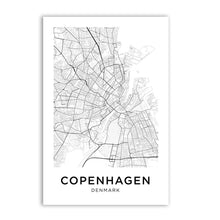 Load image into Gallery viewer, Copenhagen City Map