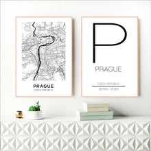 Load image into Gallery viewer, Prague City Map