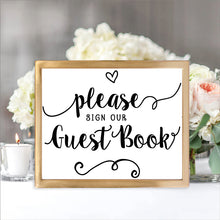 Load image into Gallery viewer, Guestbook Please Sign Our