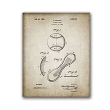 Load image into Gallery viewer, Baseball Patent Vintage