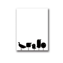Load image into Gallery viewer, Black And White Bird Line