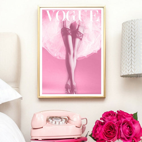Vogue Poster Pink