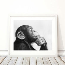 Load image into Gallery viewer, Monkey Black and White