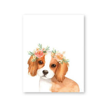 Load image into Gallery viewer, Puppy Floral Crown Dogs