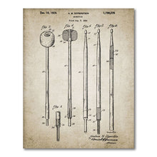 Load image into Gallery viewer, Drum Kit Patent Vintage Posters