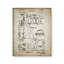 Load image into Gallery viewer, Drum Kit Patent Vintage Posters