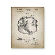 Load image into Gallery viewer, Drum Kit Patent Vintage Posters