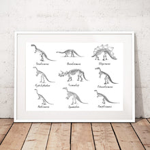Load image into Gallery viewer, Dinosaur Chart List
