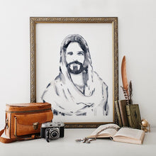 Load image into Gallery viewer, Watercolor Christ Portrait
