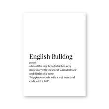 Load image into Gallery viewer, French Bulldog Definition