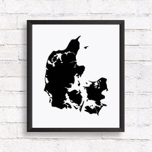 Load image into Gallery viewer, Black And White Country Map