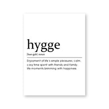 Load image into Gallery viewer, Hygge Definition